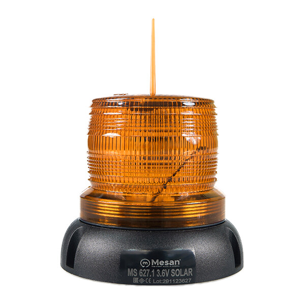 [T8864] Ø110 SOLAR LED MULTİFONKSİYON İKAZ LAMBA MS 627.3 3.6V SOLAR