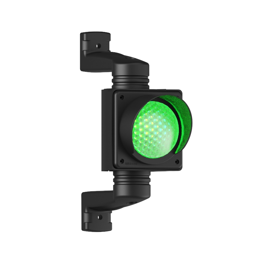 Ø100MM LEDLİ TEKLİ TRAFİK LAMBASI