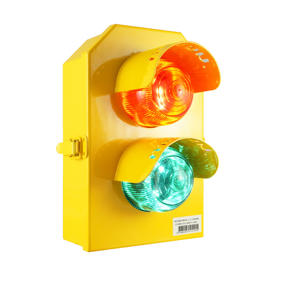 Ø70 İKİLİ MULTİ LED TRAFİK LAMBA MS 8045.1.2.110-220VAC