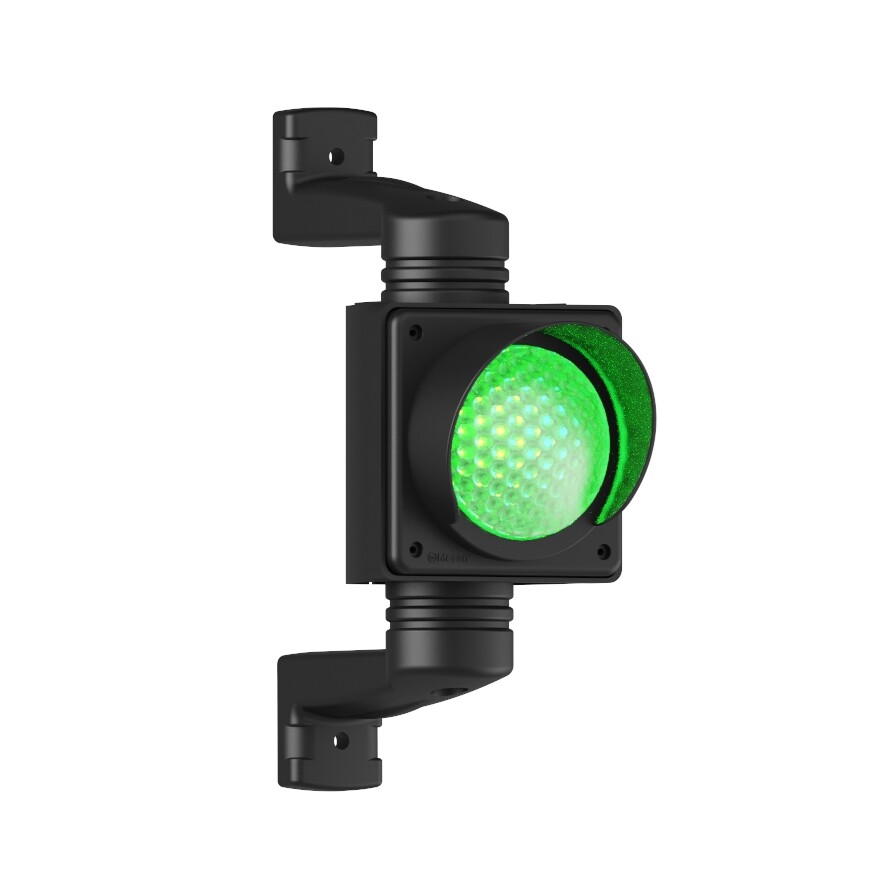[T10560] Ø100mm LEDli Tekli Trafik Lambası