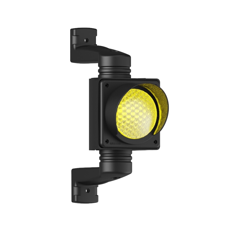 Ø100mm LEDli Tekli Trafik Lambası