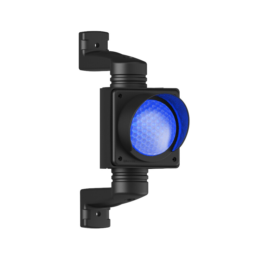 Ø100mm LEDli Tekli Trafik Lambası