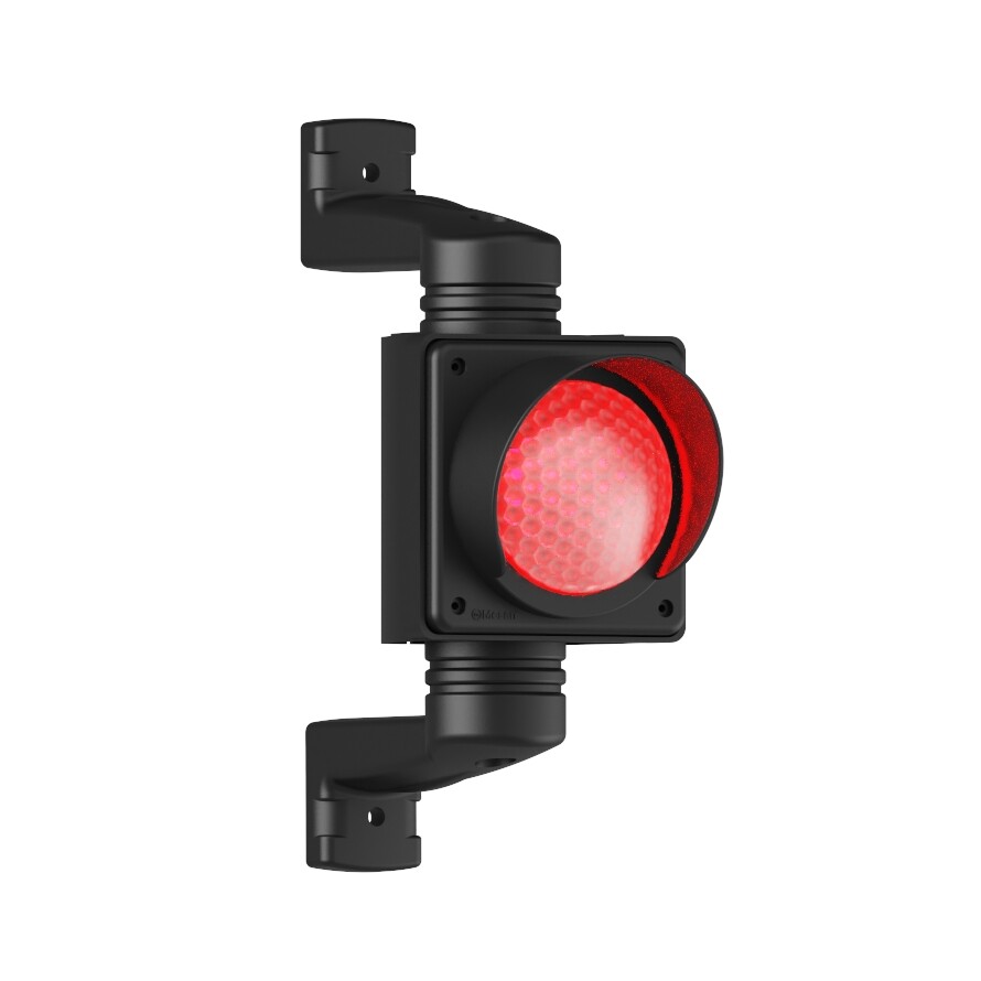 [T10405] Ø100MM LEDLİ TEKLİ TRAFİK LAMBASI