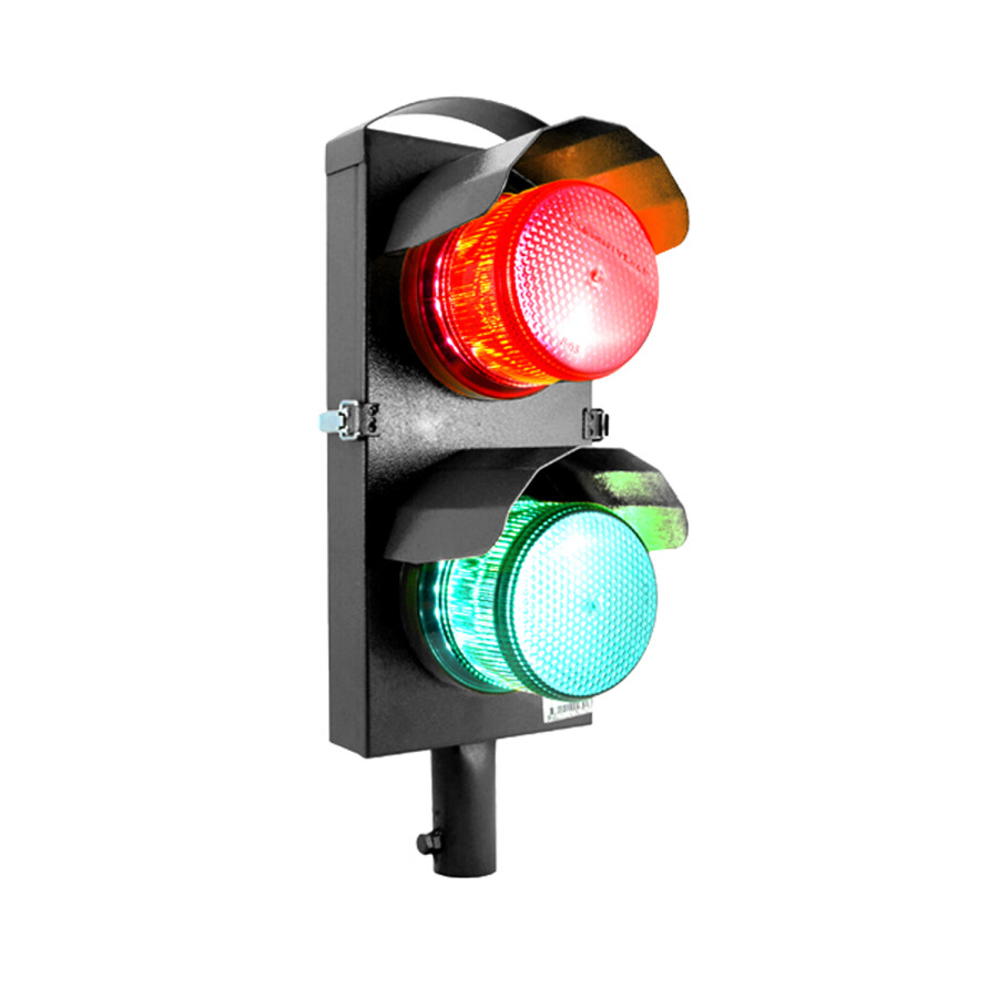 [T8869] Ø100 İKİLİ MULTİ LED TRAFİK LAMBA MS 8025.1.2.12-24VAC/DC