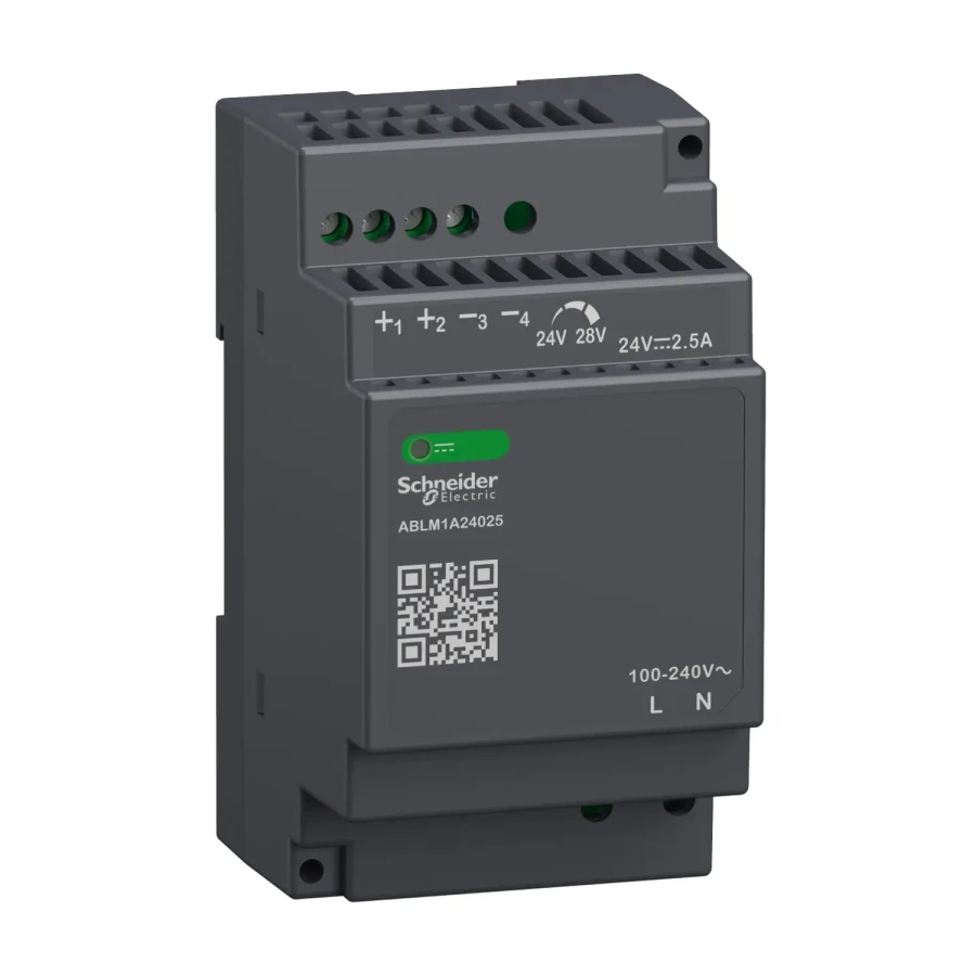 SCHNEIDER ABLM1A24025 POWER SUPPLY 24V 2,5A MODULAR