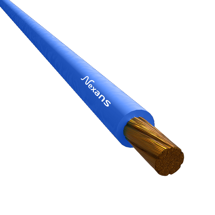 [10522959] NEXANS 10522959 1*2.5 mm2 H07Z1-U NYA HALOJEN FREE KABLO MAVİ 100 METRE