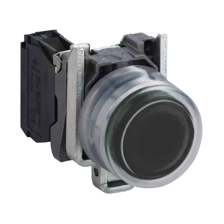 [XB4BP21] SCHENIDER XB4BP2 22 MM SİYAH METAL YAYLI BUTON 1NA