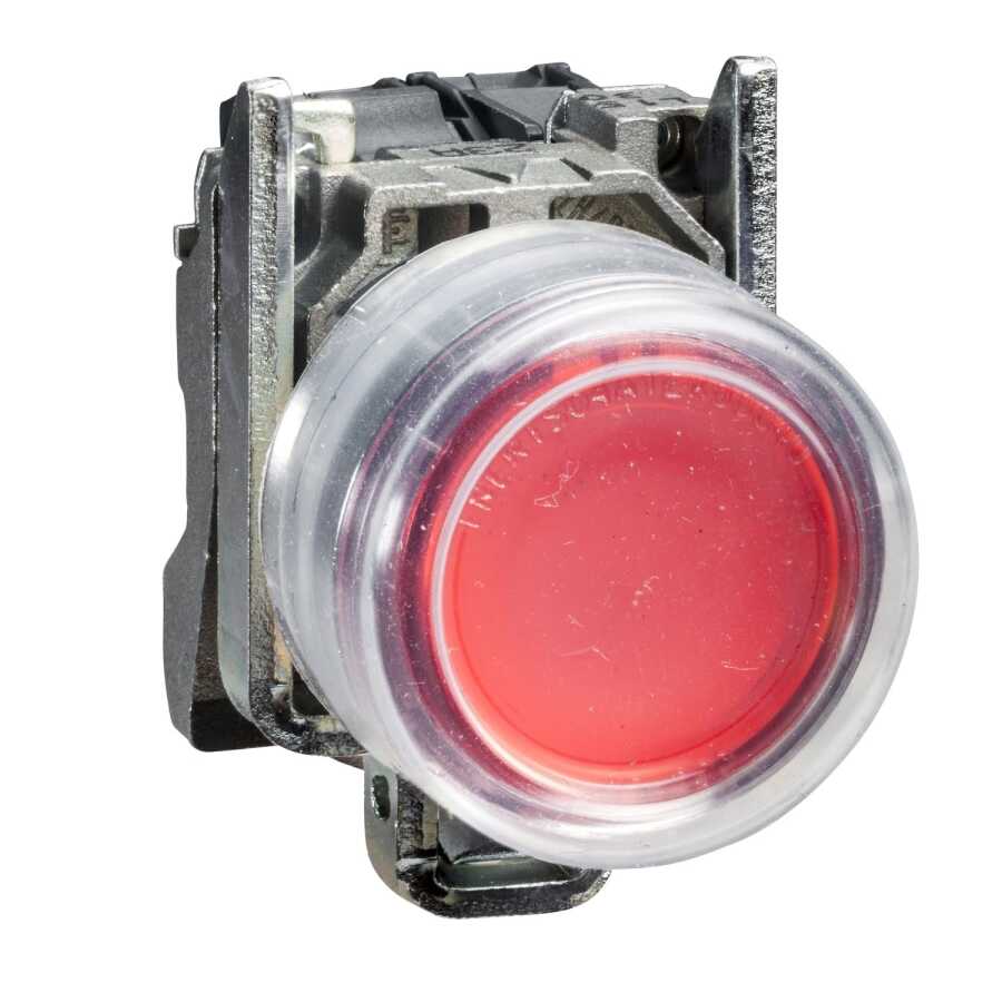 [XB4BP42] SCHNEIDER XB4BP42 22 MM KIRMIZI METAL BUTON YAYLI DÖNÜŞ
