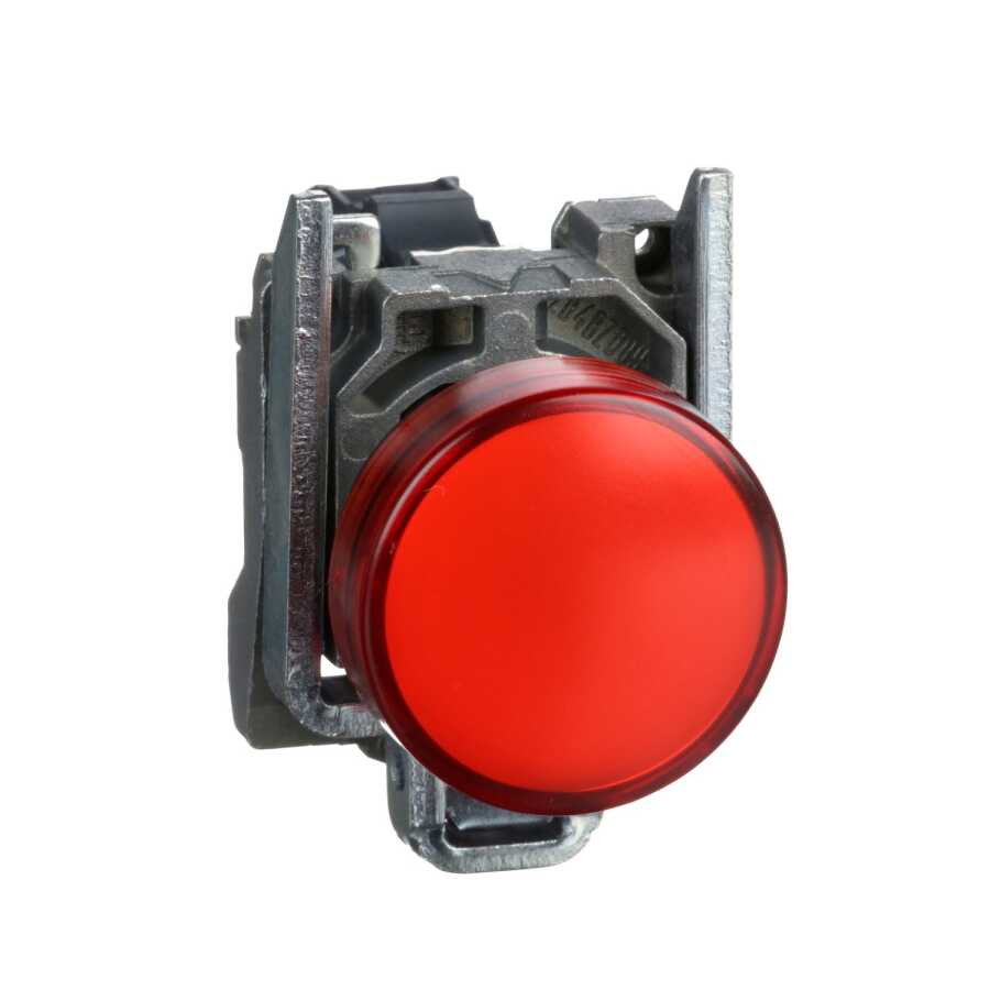 SCHNEIDER XB4BVB4 24V AC/DC 22mm METAL KIRMIZI SİNYAL LAMBASI