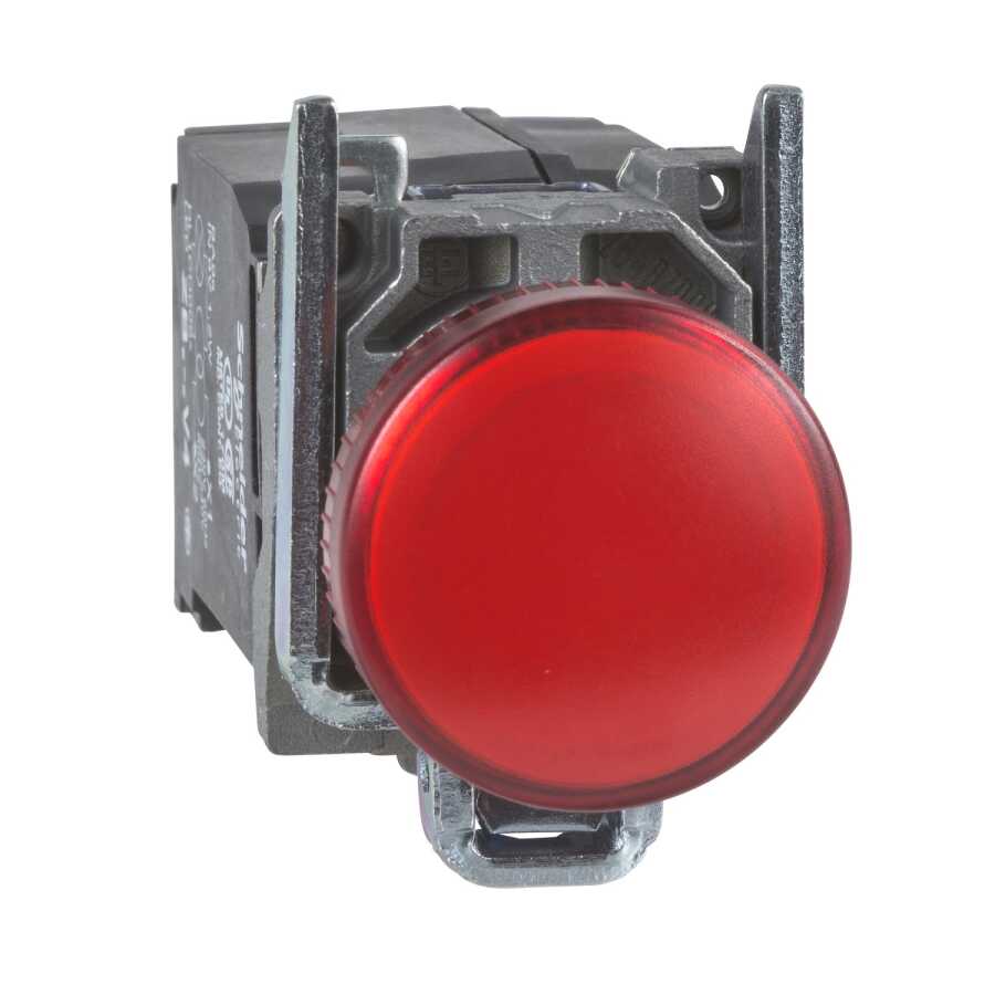 [XB4BVM4] XB4BVM4 KIRMIZI 230 V AC 22mm METAL SİNYAL LAMBA