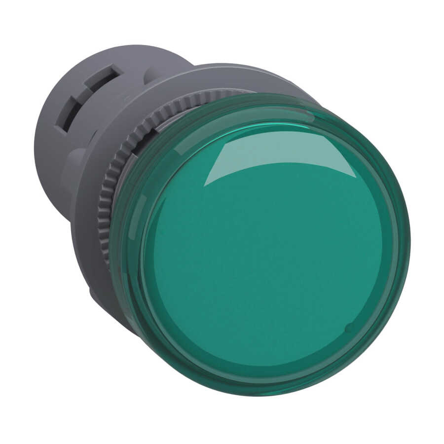 SCHNEIDER XA2EVM3LC YEŞİL 22 MM 220 VAC SİNYAL LAMBASI