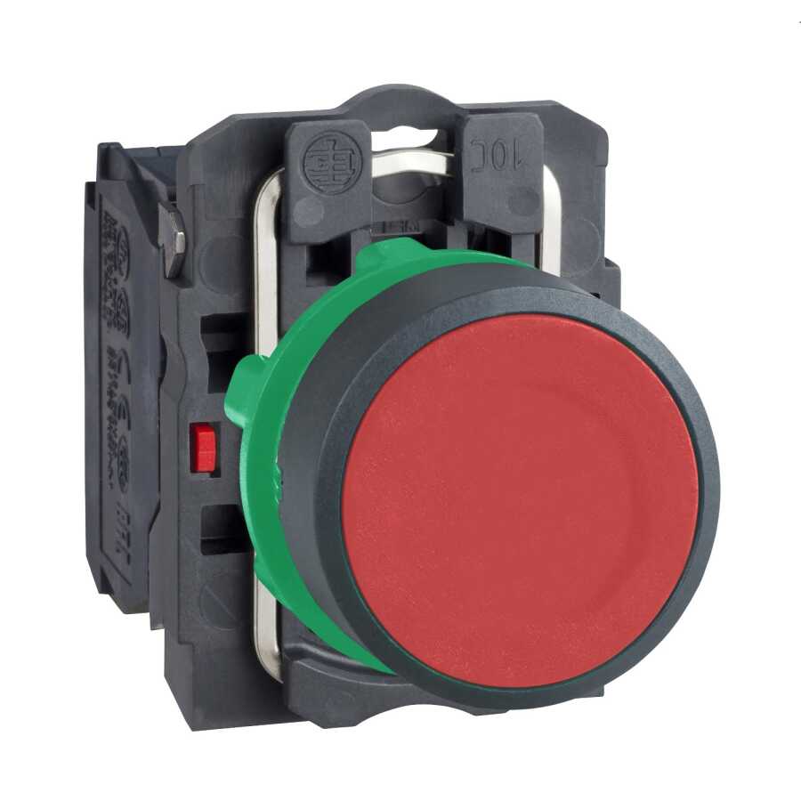 [XB5AA42] SCHNEIDER XB5AA42 22 MM KIRMIZI PLASTİK BUTON YAYLI DÖNÜŞ