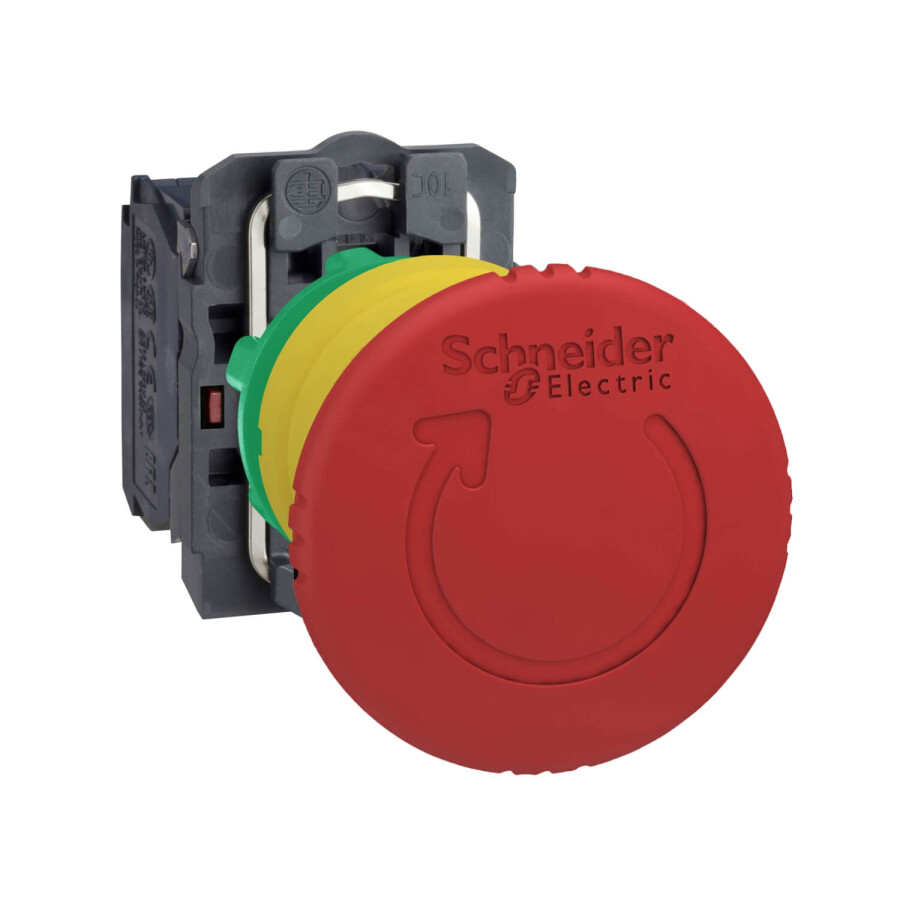 [XB5AS8444] SCHNEIDER XB5AS8444 XB5AS8444 40mm 2NK KIRMIZI MANTAR ACİL STOP BUTONU