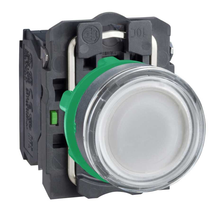 [XB5AW31M5] SCHNEIDER XB5AW31M5 XB5AW31M5 BEYAZ 220 V AC 22 mm IŞIKLI YAYLI BUTON