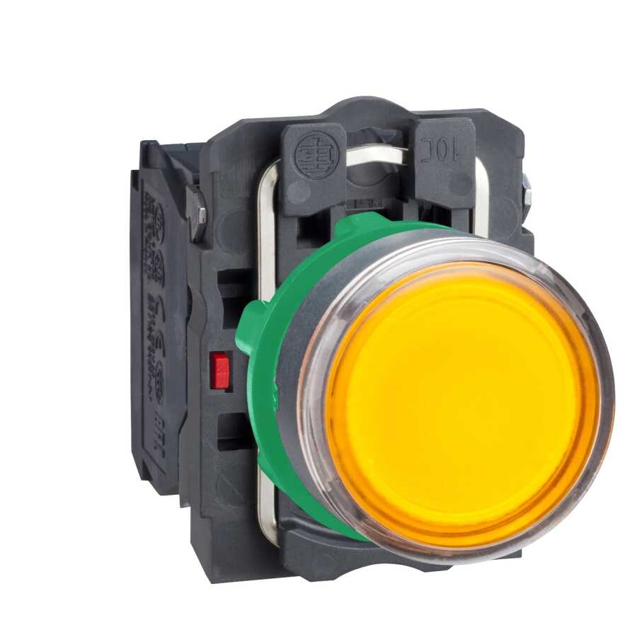 SCHNEIDER XB5AW35M5 SARI 220 VAC 22 MM IŞIKLI YAYLI BUTON