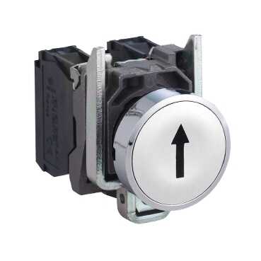 [XB4BA3341] XB4BA3341 BEYAZ 22mm METAL BUTON