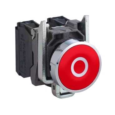 XB4BA4322 KIRIMIZI 22mm METAL BUTON