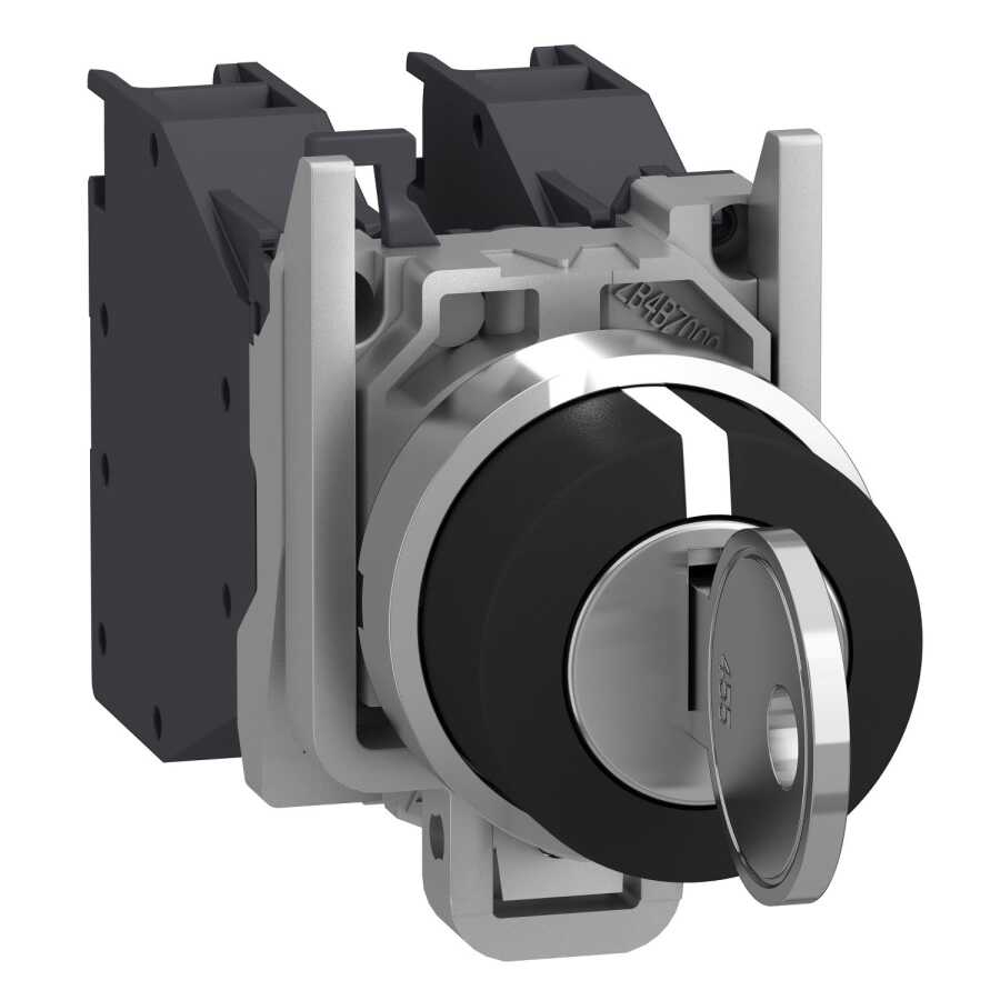 [XB4BG03] XB4BG03 KİLİTLİ 22mm METAL BUTON