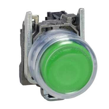 [XB4BP381EX] XB4BP381EX YEŞİL 22mm METAL BUTON