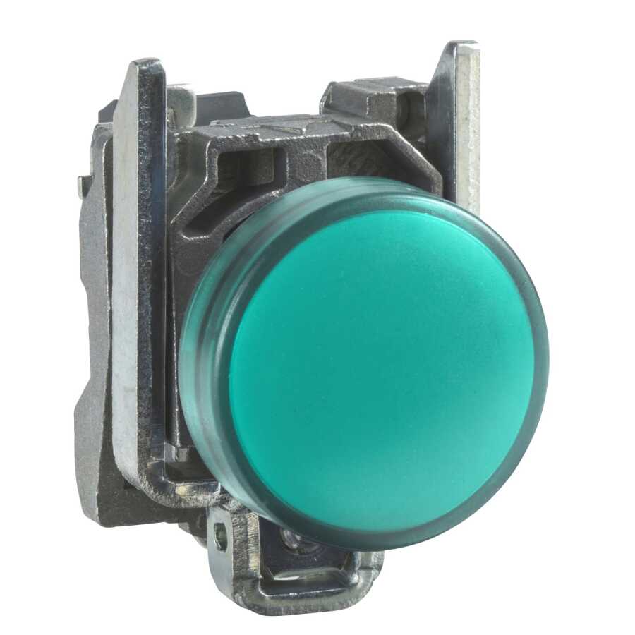 [XB4BVM3] SCHNEIDER XB4BVM3 230 VAC 22 MM METAL YEŞİL SİNYAL LAMBASI