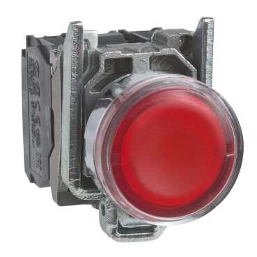 [XB4BW3465] XB4BW3465 KIRMIZI 250 V 22mm METAL BUTON