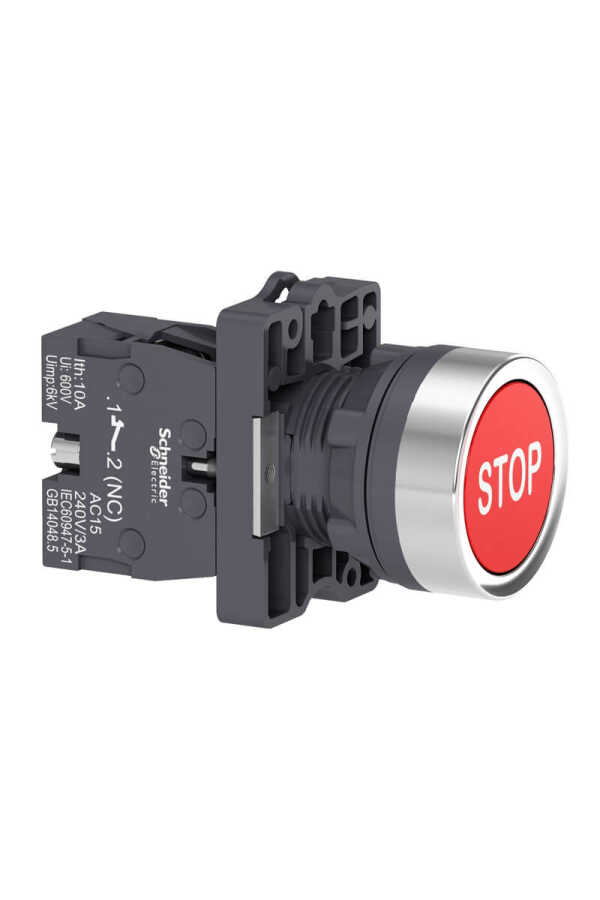 SCHNEIDER XA2EA4342 XA2EA4342 1NK KIRMIZI İŞARETLİ YAYLI BUTON