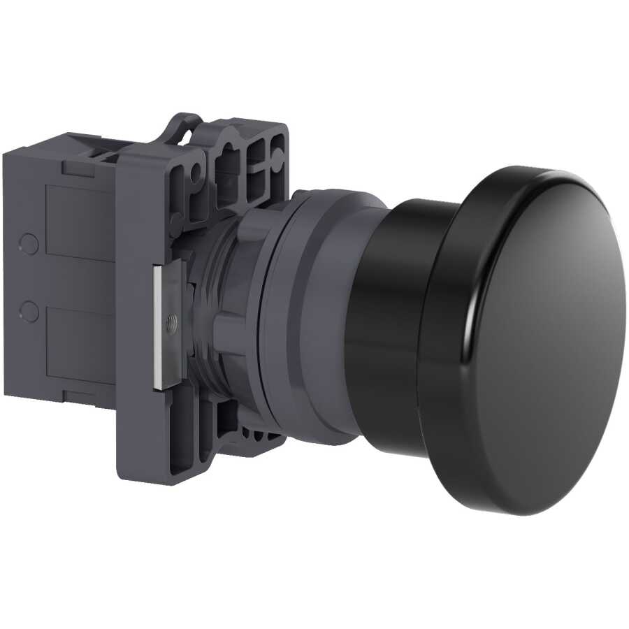 SCHNEIDER XA2EC21 XA2EC21 1NA SİYAH 40 MM MANTAR KAFALI YAYLI BUTON