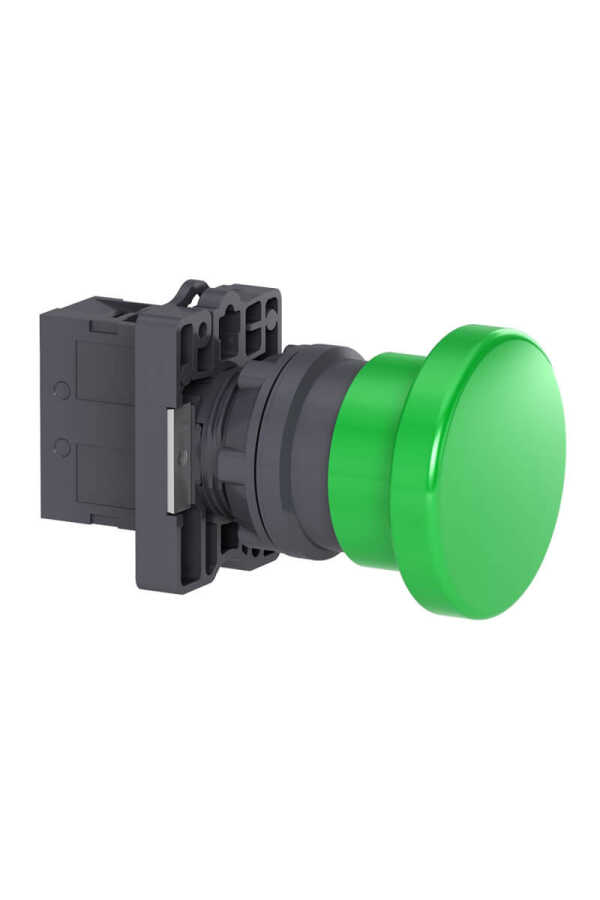 [XA2EC31] SCHNEIDER XA2EC31 XA2EC31 1NA YEŞİL 40 MM MANTAR KAFALI YAYLI BUTON