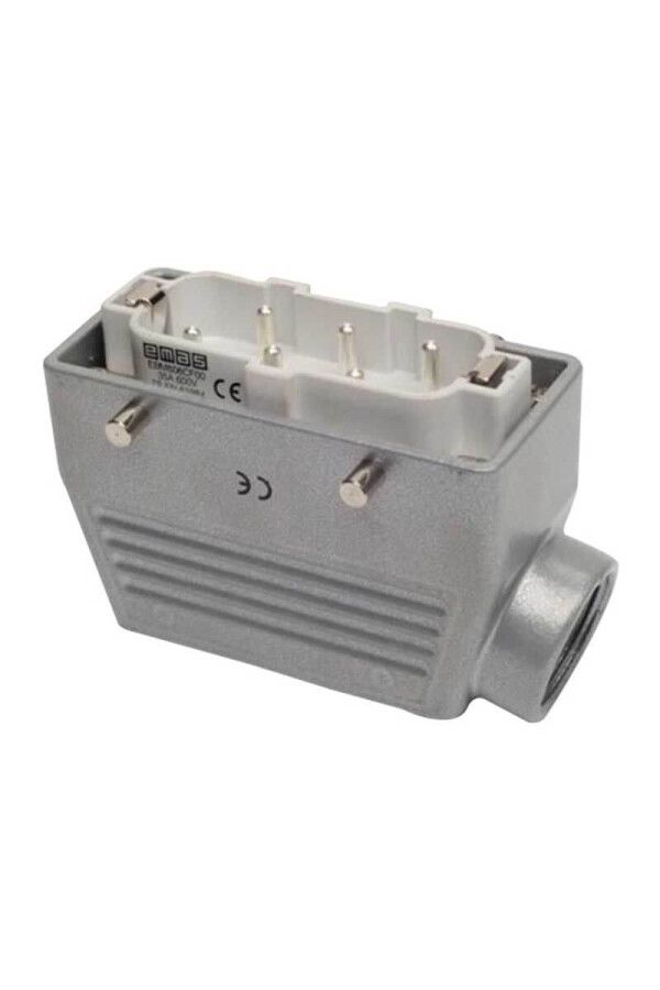 [EBM06FU10] EMAS EBM06FU10 6 KONTAK 16A YANDAN GİRİŞLİ UZATMA TİPİ FİŞ
