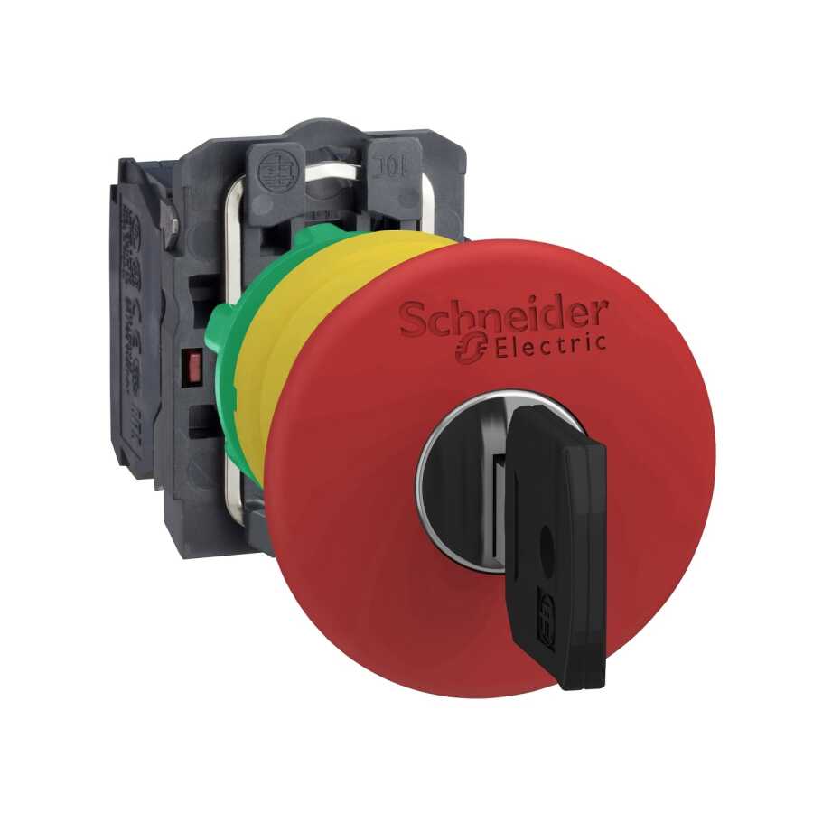 SCHNEIDER XB5AS9442 XB5AS9442 KIRMIZI 40mm PLASTİK BUTON