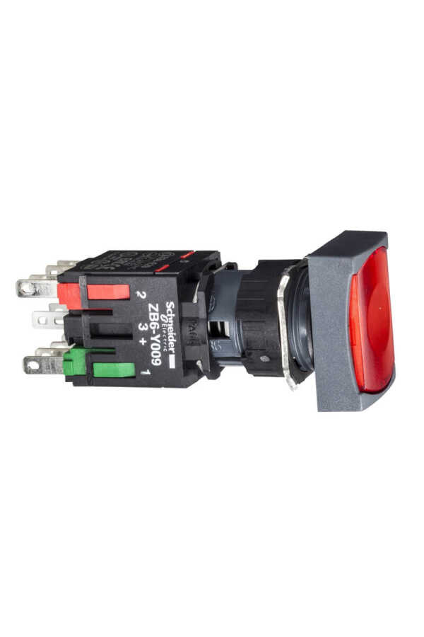 SCHNEIDER XB6DF4B2B XB6DF4B2B KIRMIZI 16mm PLASTİK BUTON
