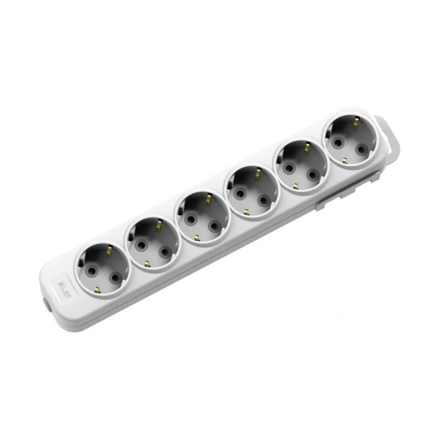 [527-010200-601] ELBİ 527-010200-601 6LI ÇOCUK KORUMALI T.GRUP PRİZ KLEMENSLİ