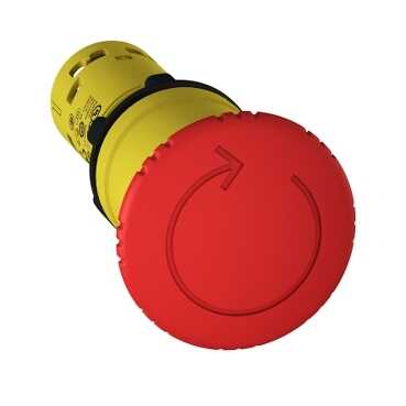 SCHNEIDER XB7NS8444 XB7NS8444 2NK 22mm KIRMIZI PLASTİK BUTON