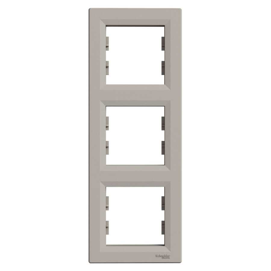 [EPH5810369] SCHNEIDER EPH5810369 ASFORA ÜÇLÜ ÇERÇEVE DİKEY BRONZ