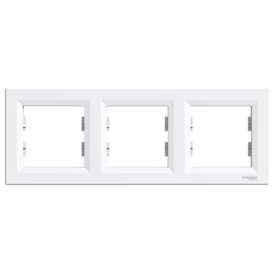 [EPH5800321] SCHNEIDER EPH5800321 ASFORA ÜÇLÜ ÇERÇEVE YATAY BEYAZ