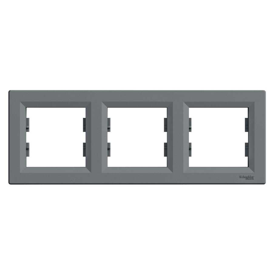 [EPH5800362] SCHNEIDER EPH5800362 ASFORA ÜÇLÜ ÇERÇEVE YATAY ÇELİK