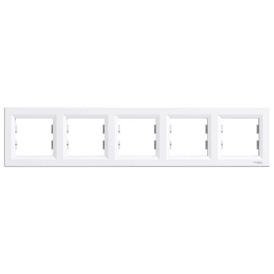 [EPH5800521] SCHNEIDER EPH5800521 ASFORA BEŞLİ ÇERÇEVE YATAY BEYAZ