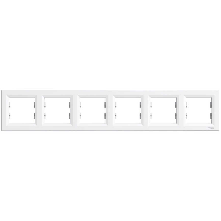 [EPH5800621] SCHNEIDER EPH5800621 ASFORA ALTILI ÇERÇEVE YATAY BEYAZ