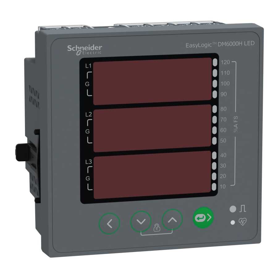 SCHNEIDER METSEDM6000HCL10NC LED EKRAN HABERLEŞMESİZ DM6000H MULTİMETRE