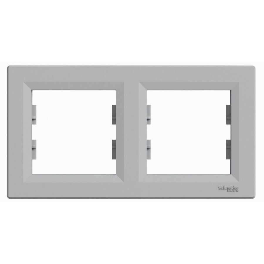 [EPH5800261] SCHNEIDER EPH5800261 ASFORA İKİLİ ÇERÇEVE YATAY ALÜMİNYUM