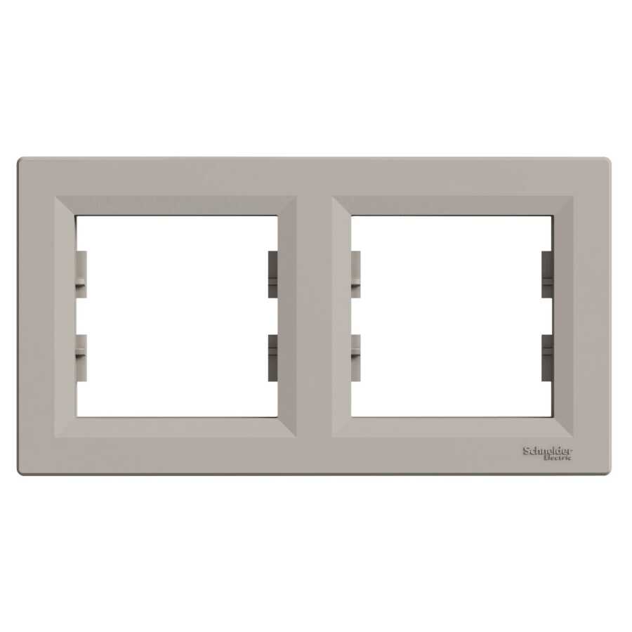 [EPH5800269] SCHNEIDER EPH5800269 İKİLİ ASFORA ÇERÇEVE YATAY BRONZ
