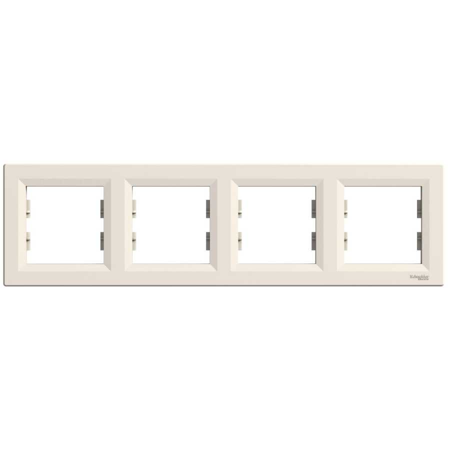 [EPH5800423] SCHNEIDER EPH5800423 ASFORA DÖRTLÜ ÇERÇEVE YATAY KREM
