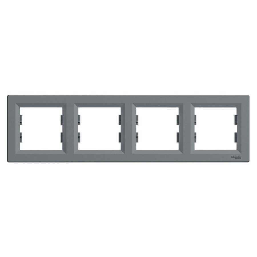 [EPH5800462] SCHNEIDER EPH5800462 ASFORA DÖRTLÜ ÇERÇEVE YATAY ÇELİK