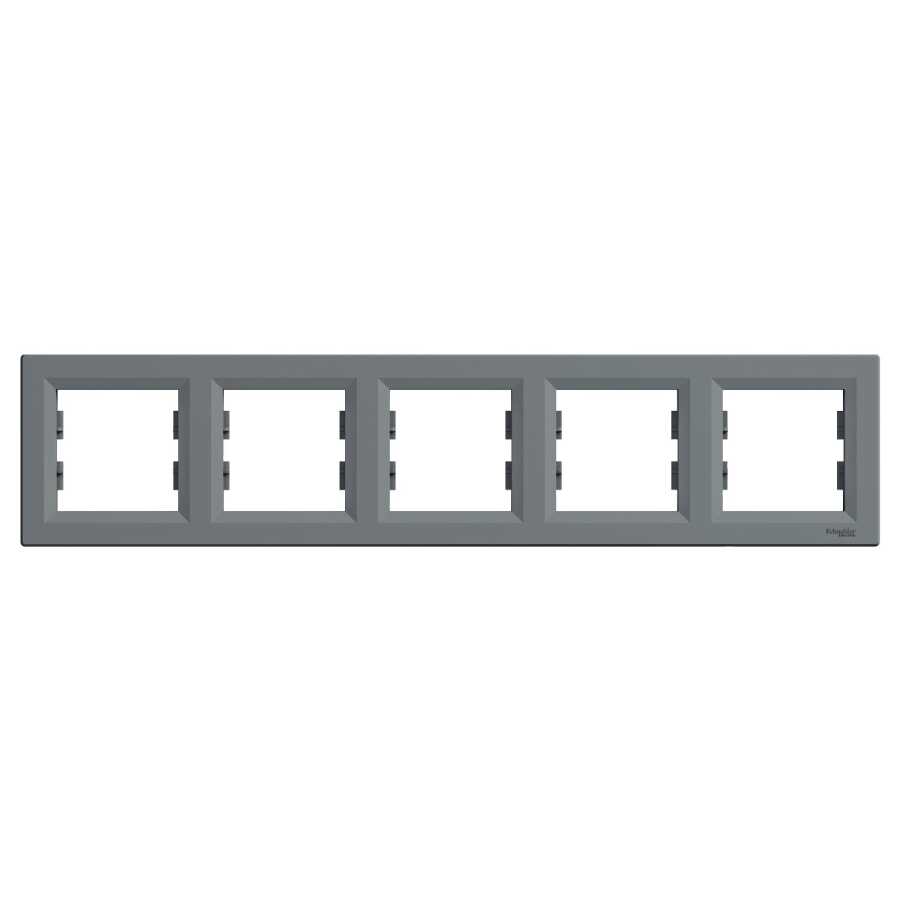 SCHNEIDER EPH5800562 ASFORA BEŞLİ ÇERÇEVE YATAY ÇELİK
