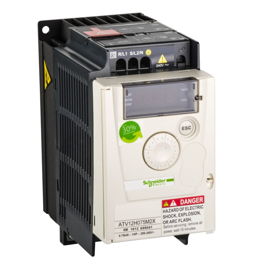 SCHNEIDER ATV12H075M2X ATV12H075M2X 0,75 KW EMC FİLTRELİ HIZ KONTROL