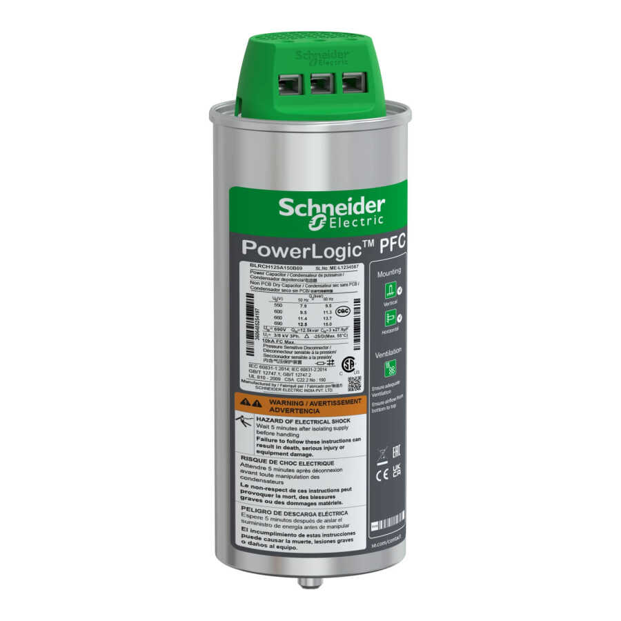 SCHNEIDER BLRCH250A300B52 VarPlus Can HDuty 525V 25/30kVAR 50/60Hz KONDANSATÖR