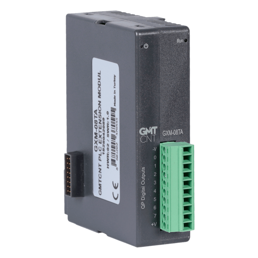 [GXM-08TA] GMT GXM-08TA 8 KANAL TRANSİSTÖR ÇIKIŞLI PLC GENİŞLEME MODÜLÜ