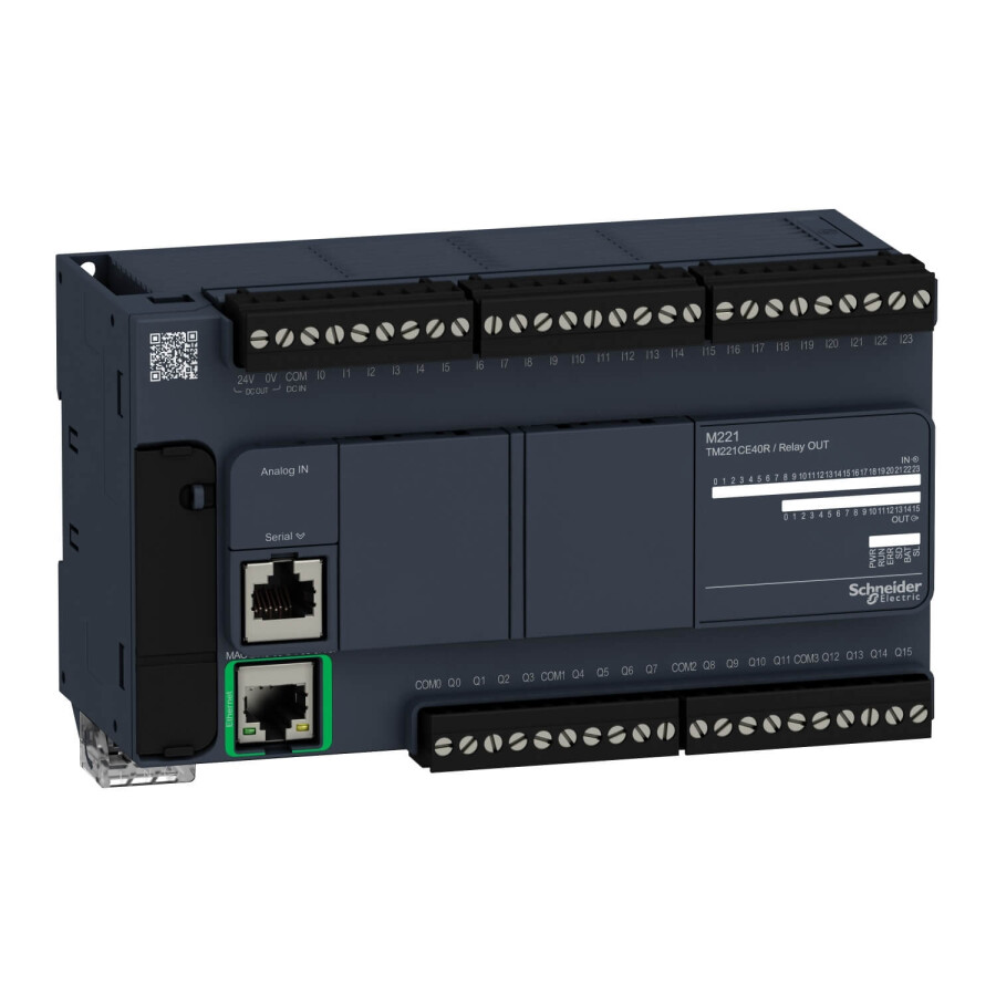[TM221CE40R] SCHNEIDER TM221CE40R PLC M221-40G/Ç RÖLE ÇIKIŞLI ETHERNET PO