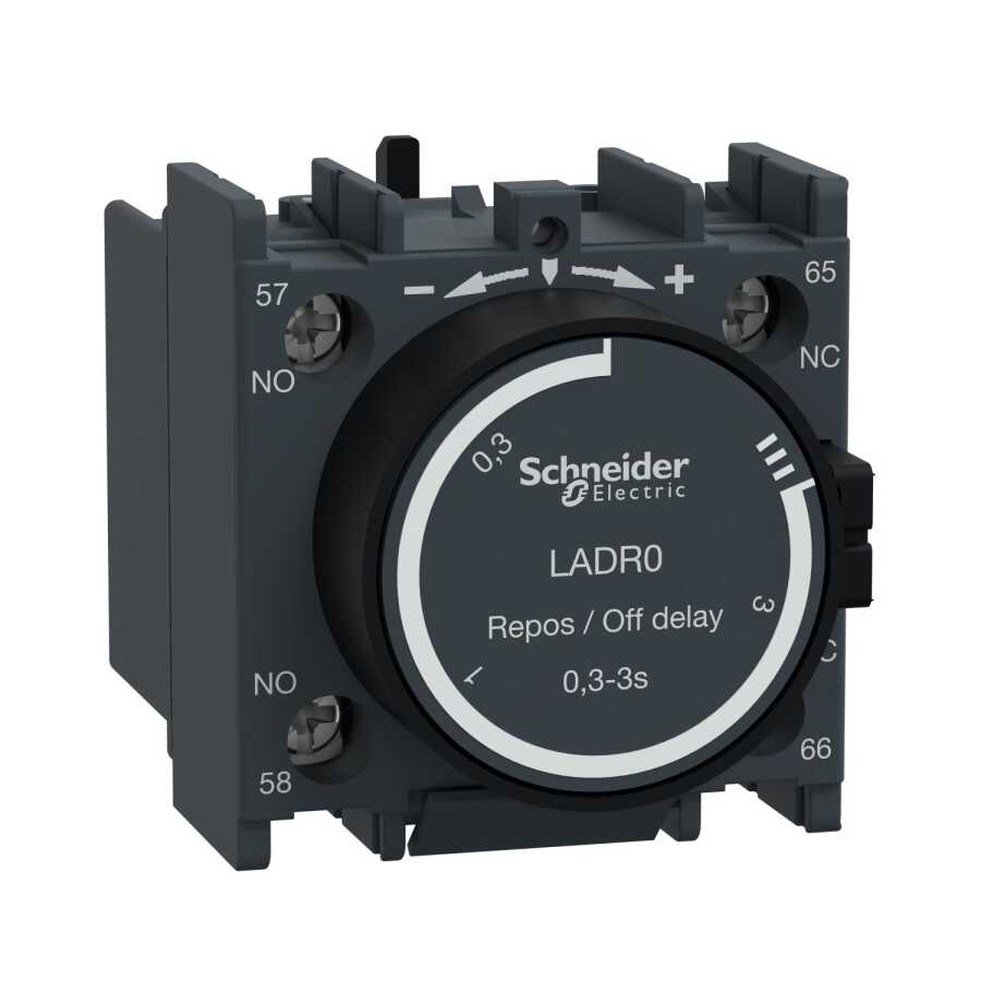 [LADR0] SCHNEIDER LADR0 LADR0 0.1-3 sn DÜŞ.GECİKMELİ ZAMAN RÖLESİ