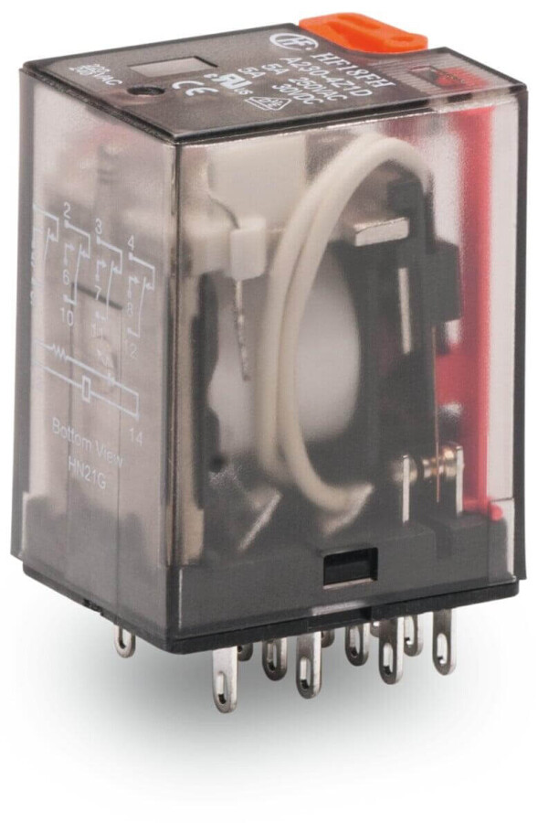[858-151] WAGO 858-151 220VAC 4 KONTAKLI 5A 14 PİN RAY TİPİ RÖLE